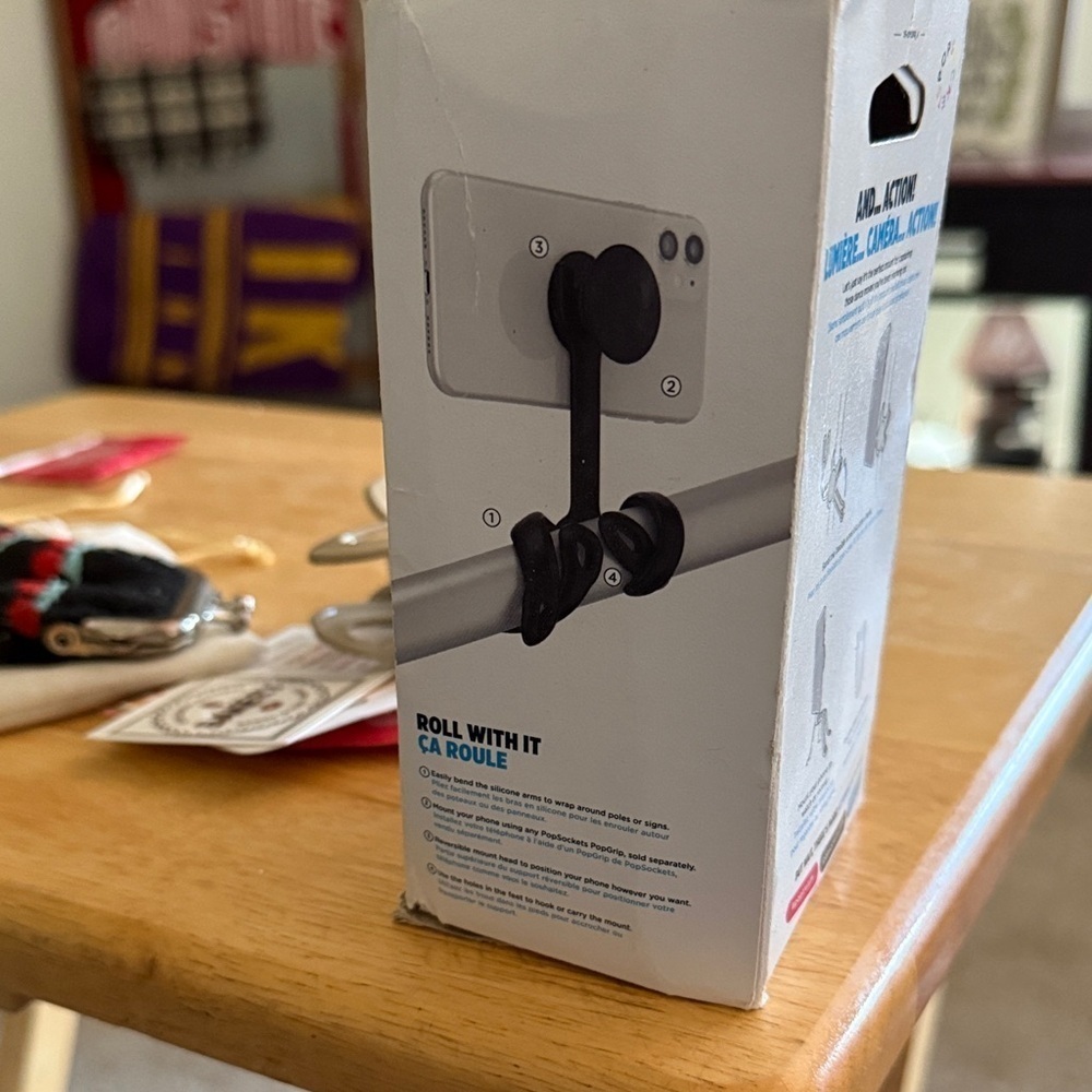 PopSocket Black Phone Mount and Grip - Picture 3 of 6